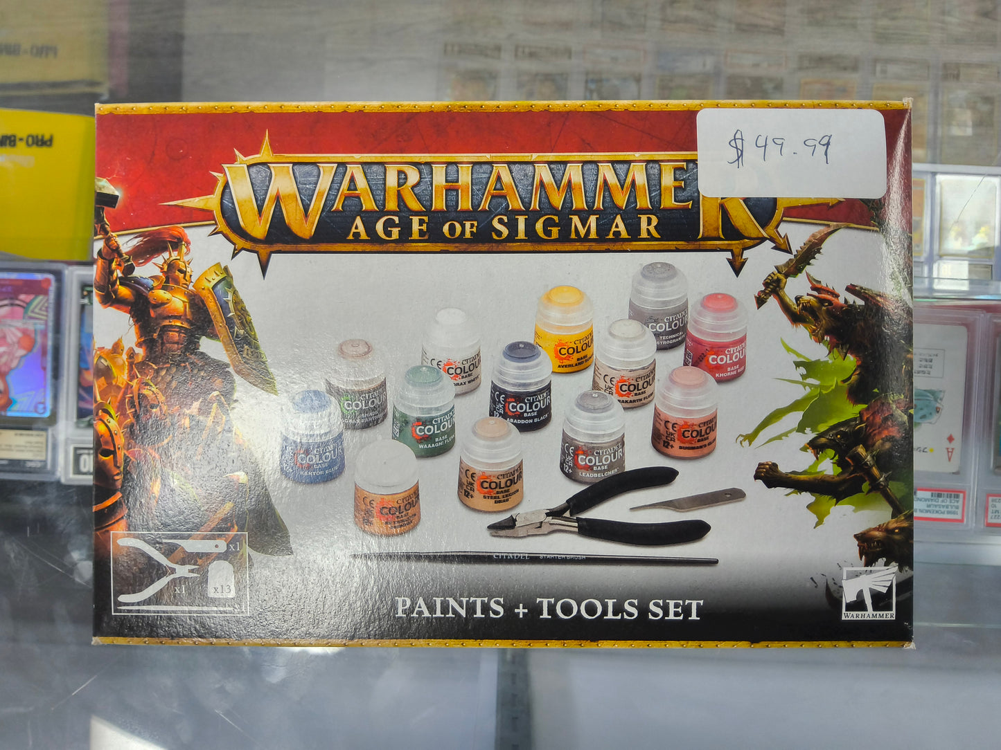 Warhammer Age Of Sigmar Paint + Tools Set