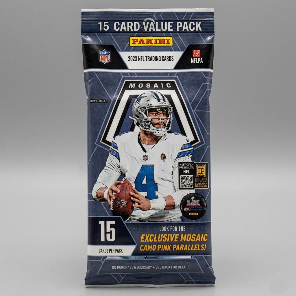 2025 NFL Panini Mosaic Trading Card pack