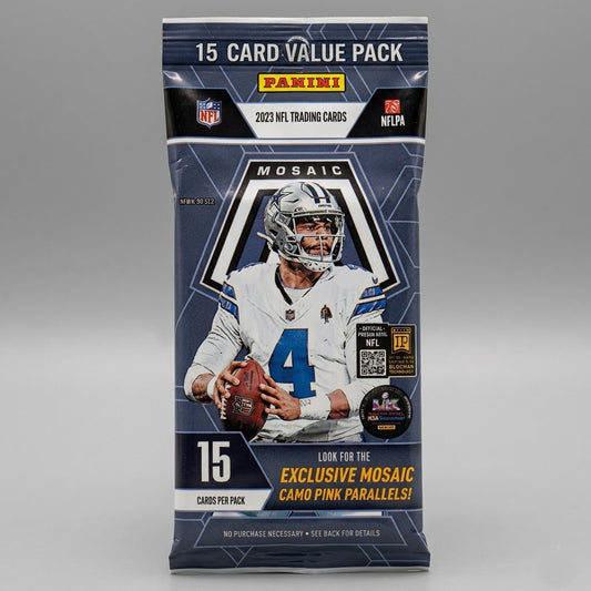 2025 NFL Panini Mosaic Trading Card pack