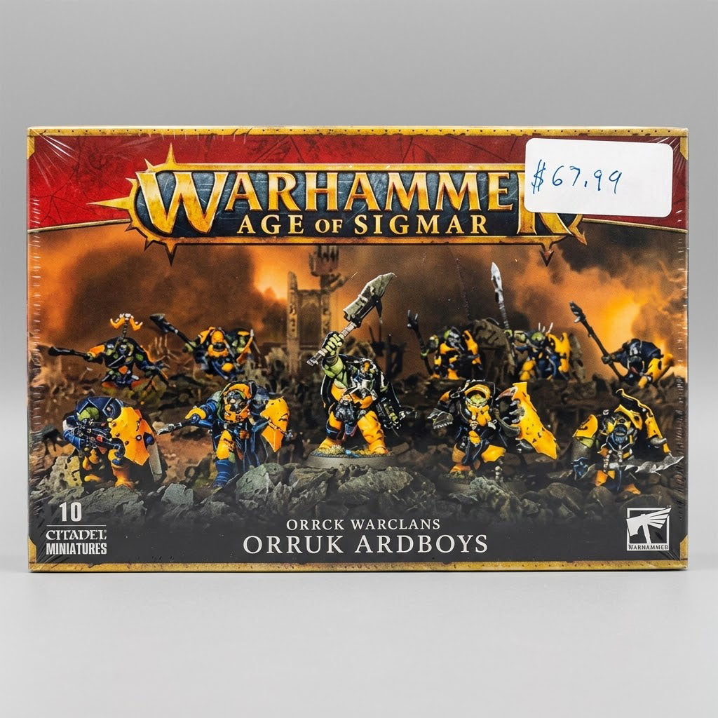 Warhammer Age Of Sigmar Orrak Warclans Orrak Ardboys Minis at Emerald Market Alamogordo, New Mexico