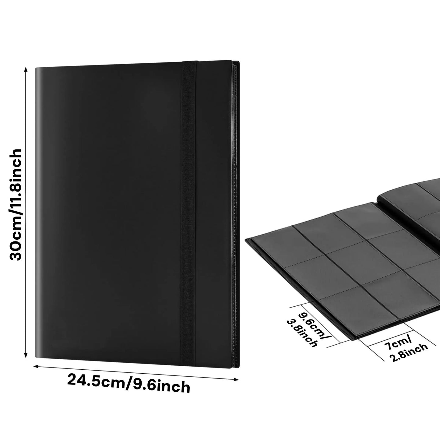 9-Pocket Large Capacity Trading Card Binder Collector Album | Stationery Protection Series - Multi-TCG & Sports Card Storage