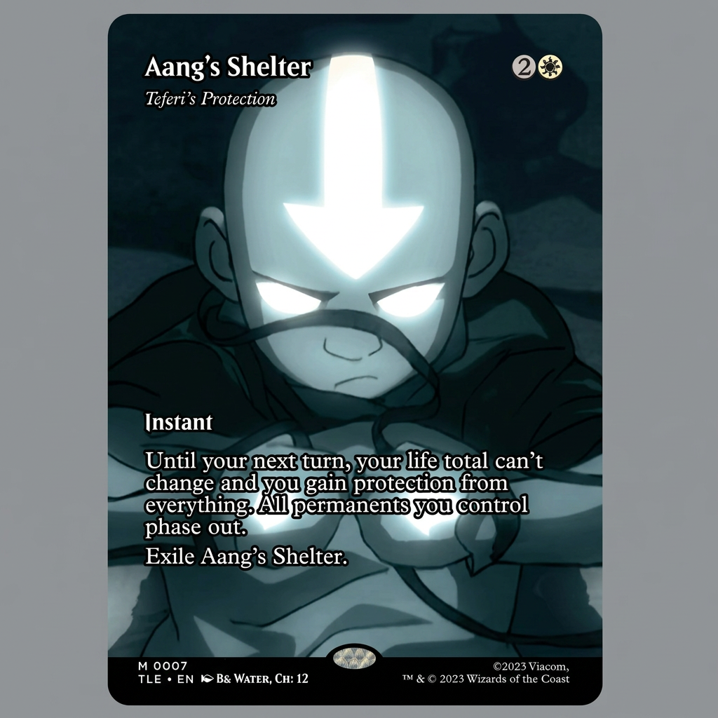 Aang's Shelter - Teferi's Protection M 0007 Avatar: TLA: Eternal-Legal Borderless Normal NM
