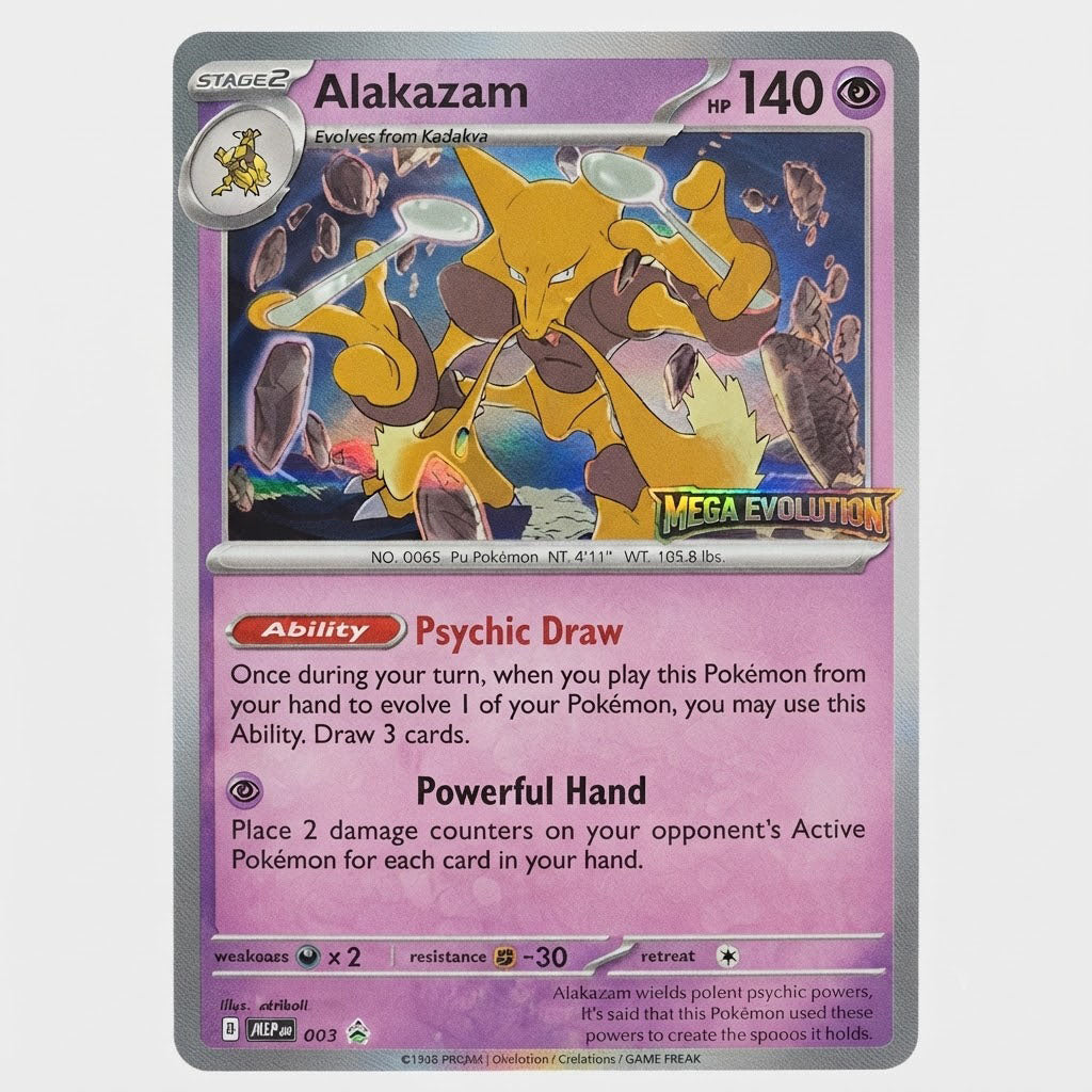 Alakazam 003 Promo Holofoil NM