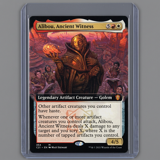 Alibou, Ancient Witness 334 M Commander 2021 Extended Art NM