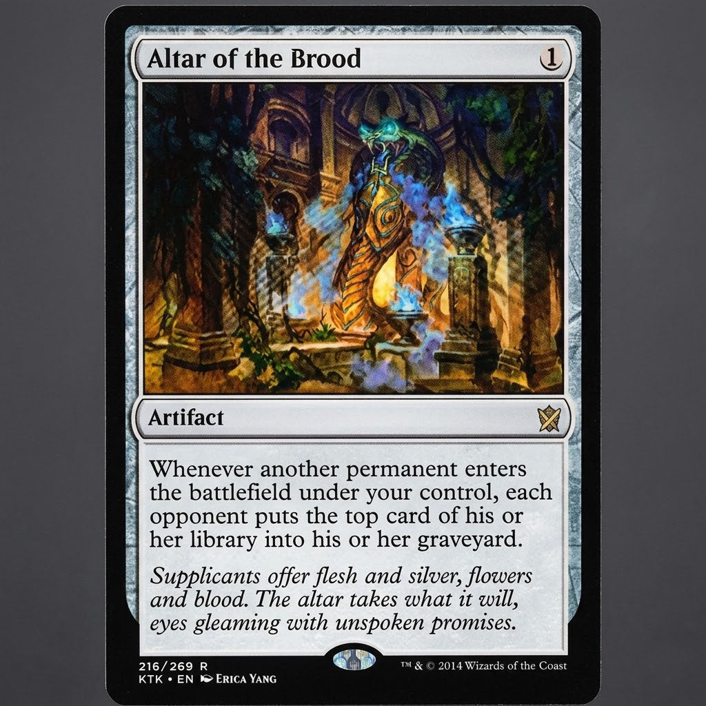 Image Alt Text: Altar Of The Brood 216/269 R Khans Of Tarkir Normal at Emerald Market Alamogordo, New Mexico