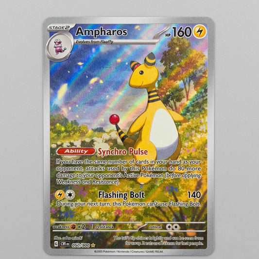 Ampharos 090/086 Chaos Rising Holofoil Near Mint at Emerald Market Alamogordo, New Mexico