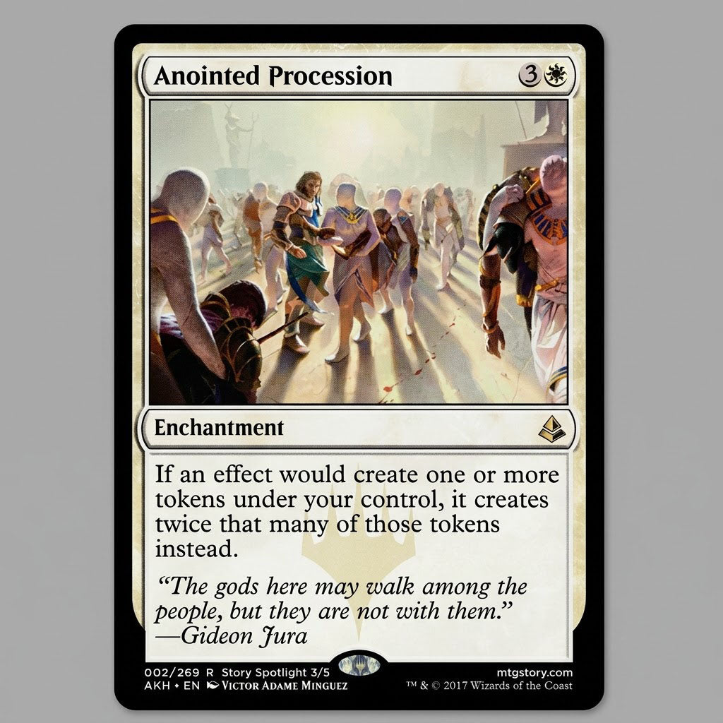 Magic: The Gathering Anointed Procession | #002/269 Rare The List Reprints | Token-Doubling Enchantment Normal Near Mint (NM) at Emerald Market Alamogordo, New Mexico