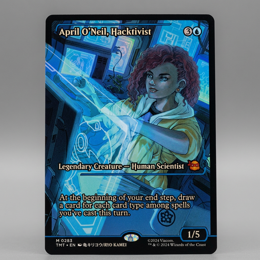 April O'Neil Hacktivist M-0282 TMNT Showcase Foil NM at Emerald Market Alamogordo, New Mexico