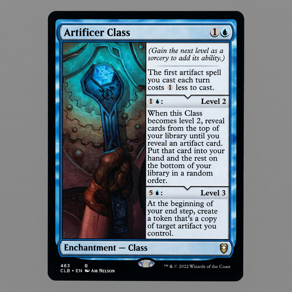Artificer Class 663 Commander Legends: Battle For Baldur's Gate Normal NM