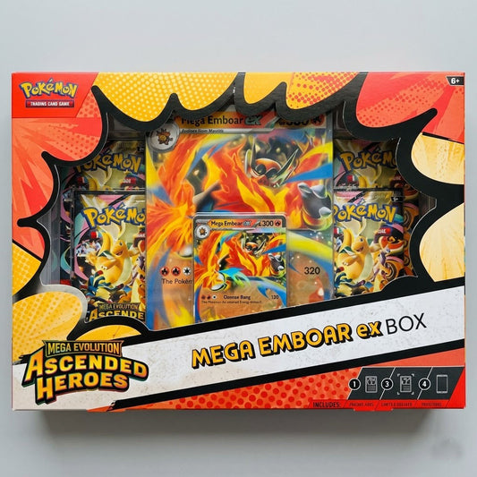 Ascended Heroes Mega Emboar Ex Box