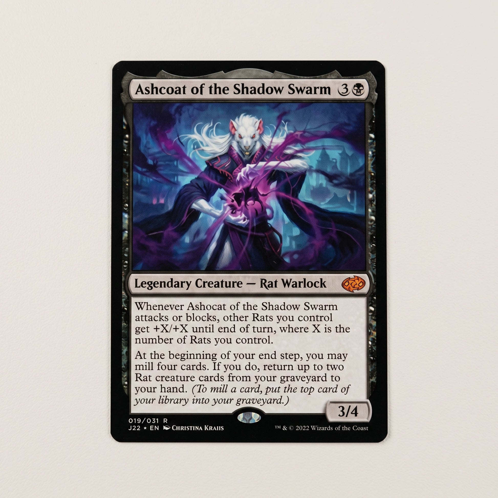 Ashcoat of the Shadow Swarm: Jumpstart 2022 #019/051 (Near Mint) at Emerald Market Alamogordo, New Mexico	