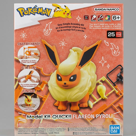 Bandai Pokémon Flareon Snap-Model Kit
