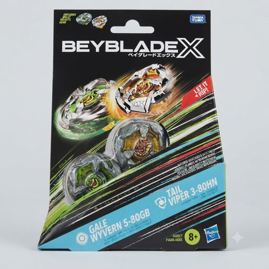 Beyblade X Gale Wyvern 5-80GB & Tail Viper 3-80HN