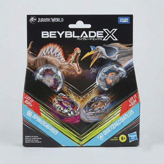 Beyblade X Jurassic World Spinosaurus & Quetzalcoatlus