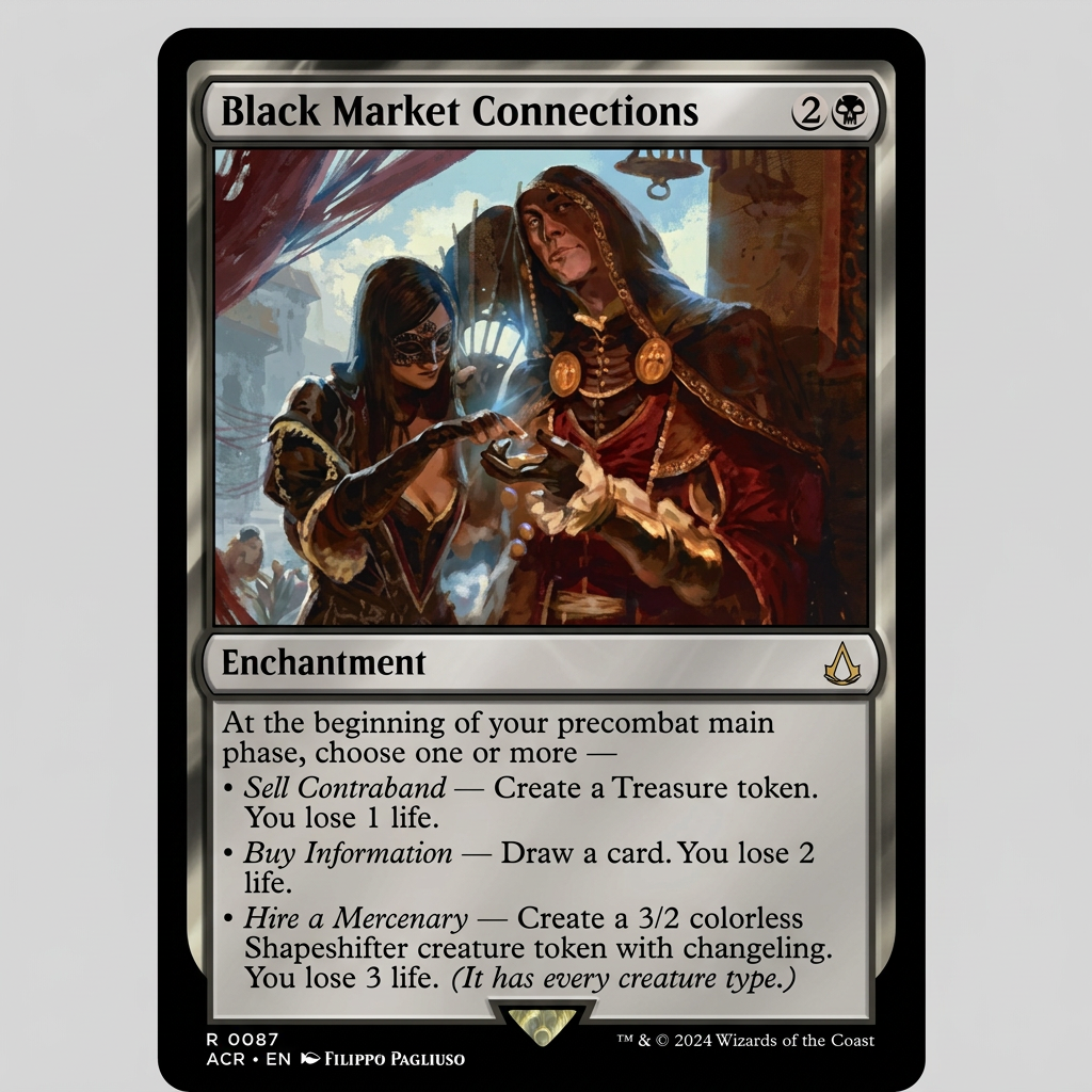 Black Market Connections R 0087 Universes Beyond: Assassin's Creed Normal NM