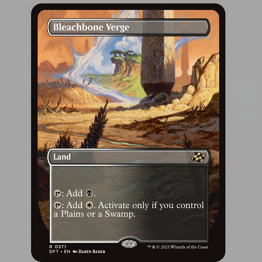 Bleachbone Verge R 0371 Aetherdrift Borderless Normal NM