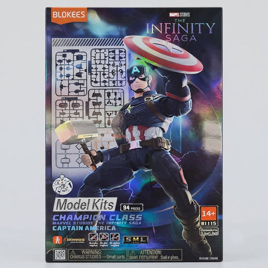 Blokees Champion Class Captain America Model Kit 94pc