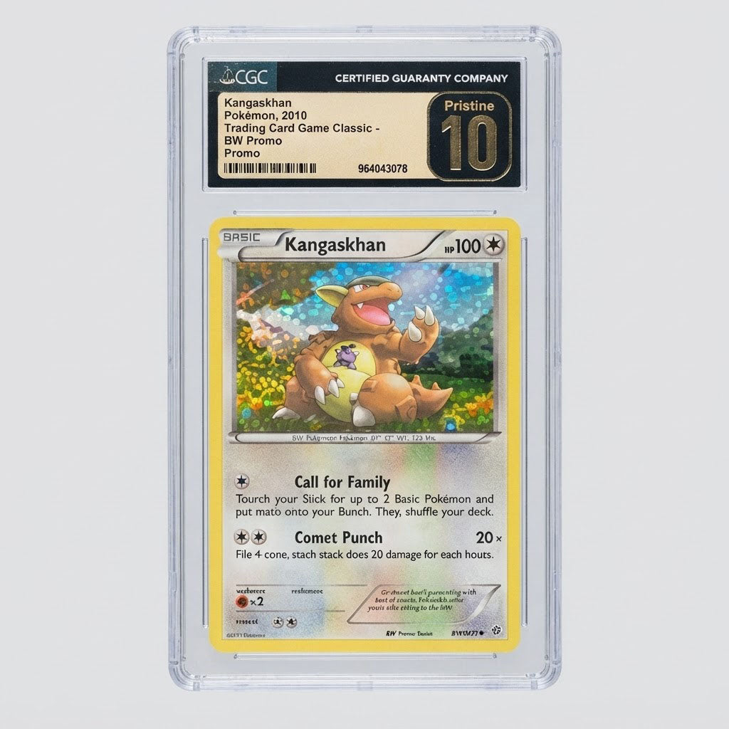 Pokémon TCG: Kangaskhan Holo #017/034 TCG Classic CGC Pristine 10 at Emerald Market Alamogordo, New Mexico