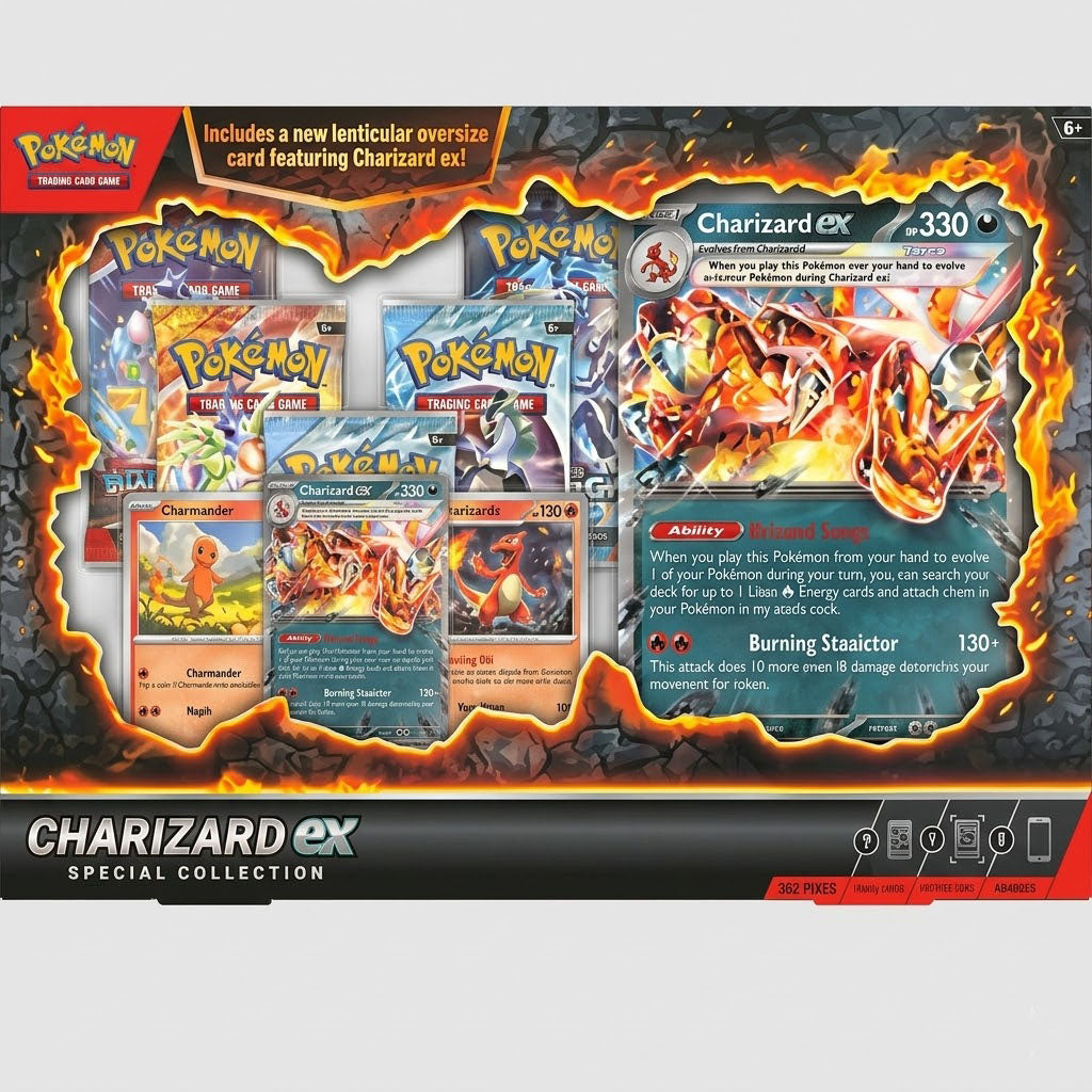 Charizard EX Special Collection at Emerald Market Alamogordo, New Mexico