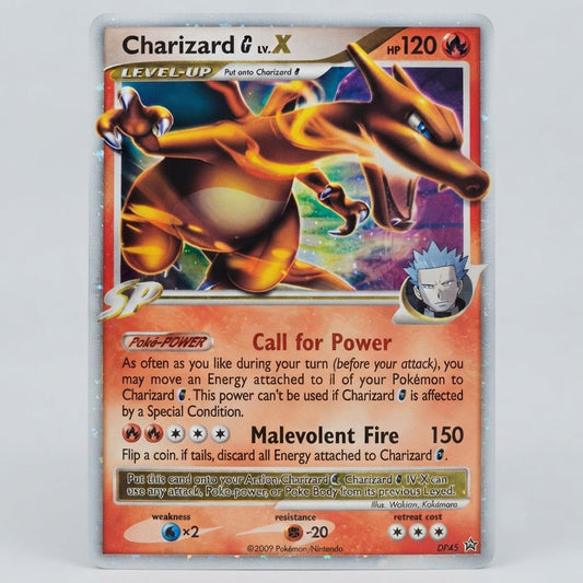 Charizard G Lv. X DP45 Diamond & Pearl Promos Holofoil LP