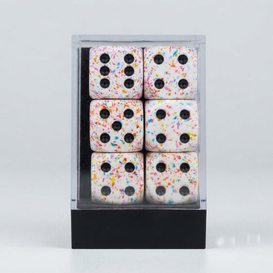 Chessex Speckled Birthday set of 12 16mm D6