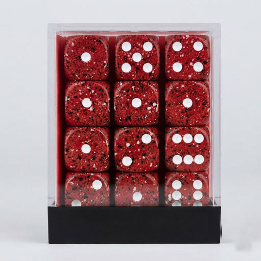 Chessex Speckled Lava Stone set of 36 12mm D6