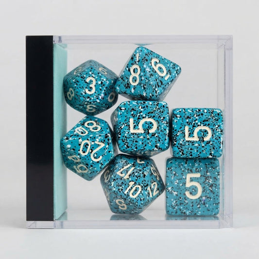 Chessex Speckled Ocean Stone Polyhedral 7-die Set