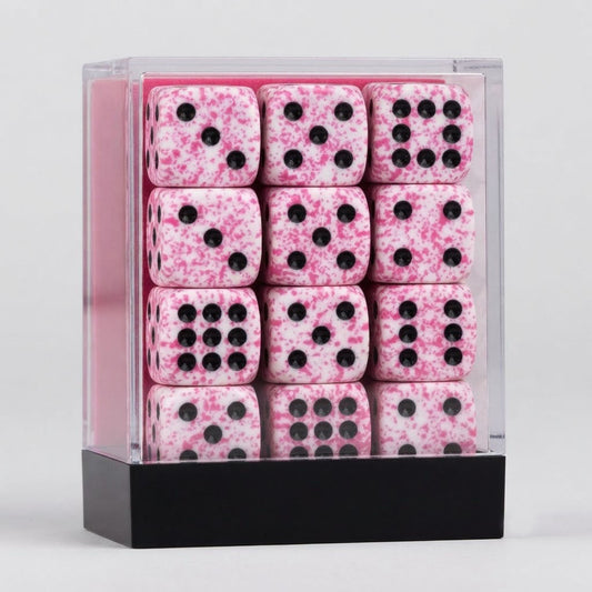 Chessex Speckled Pink set of 36 12mm D6