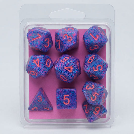 Chessex Speckled Purple Passion Set of 10 d10 Dice