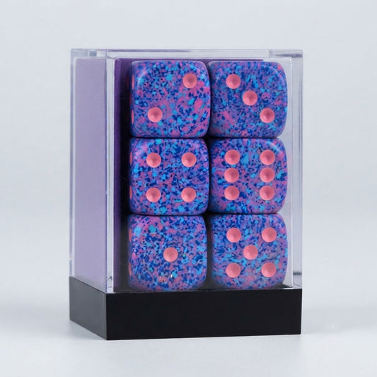 Chessex Speckled Purple Passion set of 12 16mm D6
