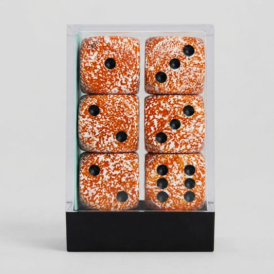 Chessex Speckled Rust set of 12 16mm d6