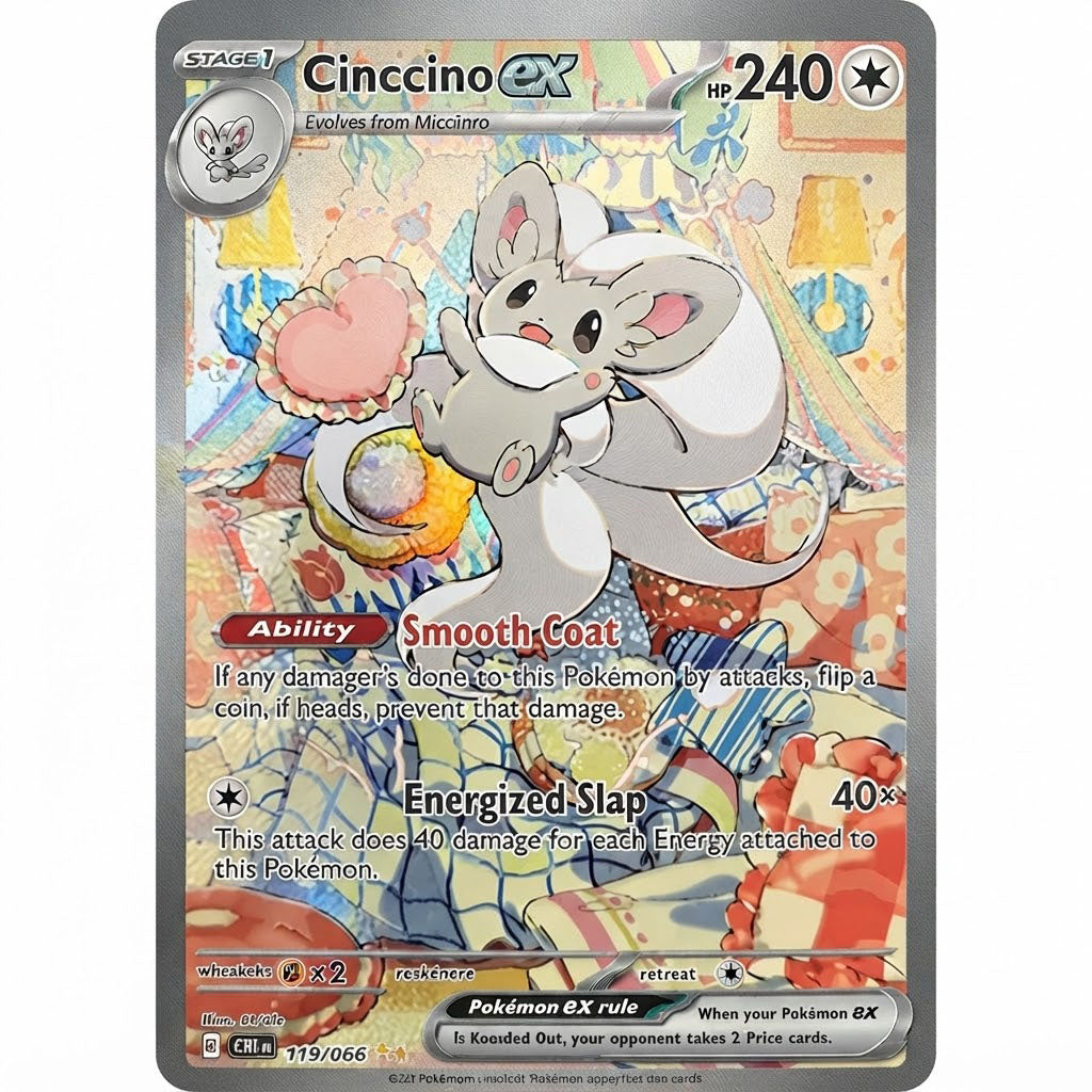 Cinccino Ex 119/086 Holofoil NM at Emerald Market Alamogordo, New Mexico