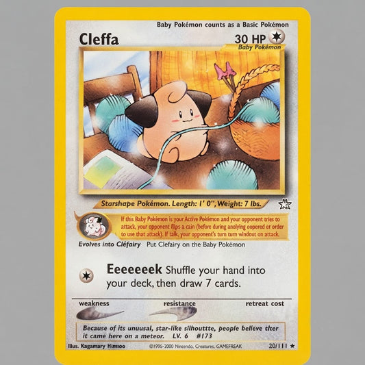 Cleffa 20/110 Neo Genesis Unlimited Holofoil NM
