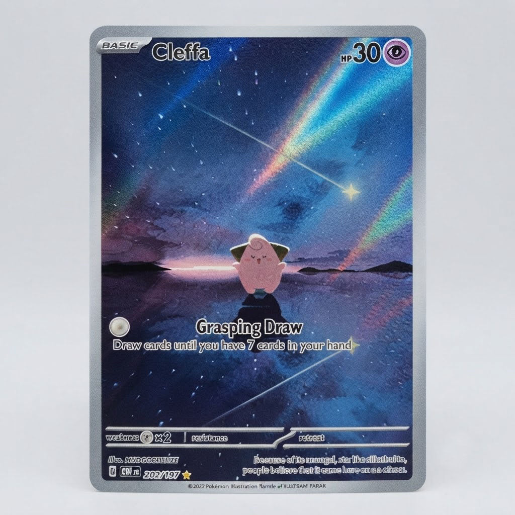 Cleffa 202/197 Illustration Rare Holofoil | Pokémon TCG - Scarlet & Violet: Obsidian Flames| Alamogordo | Emerald Market