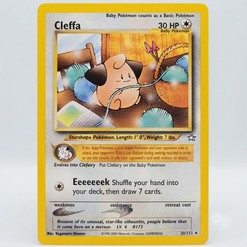 Cleffa 20/110 Unlimited Holofoil NM