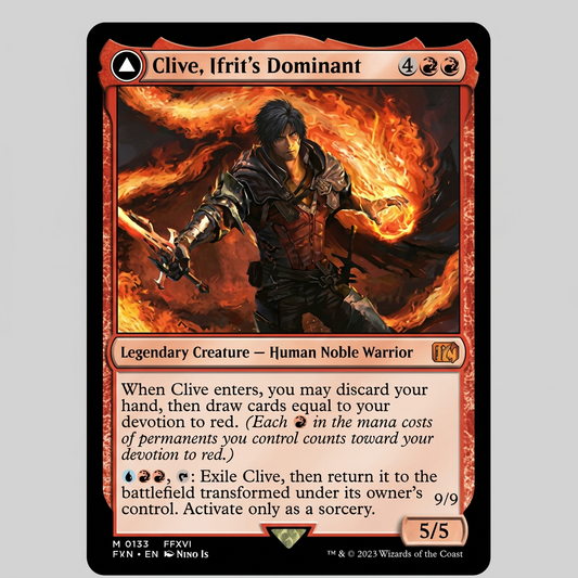 Clive, Ifrit's Dominant M 0133 Final Fantasy Normal NM