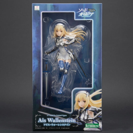 Kotobukiya 1/7 Scale Ais Wallenstein DanMachi Sword Princess Premium Anime Statue Box Art at Emerald Market Alamogordo, New Mexico