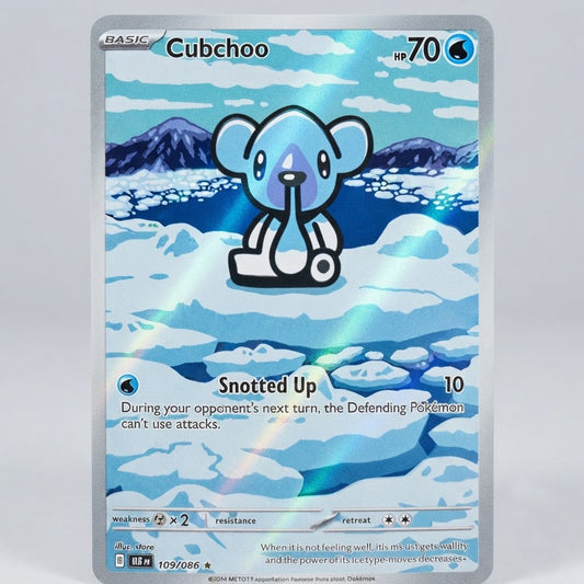 Cubchoo 109/086 Black Bolt Holofoil NM