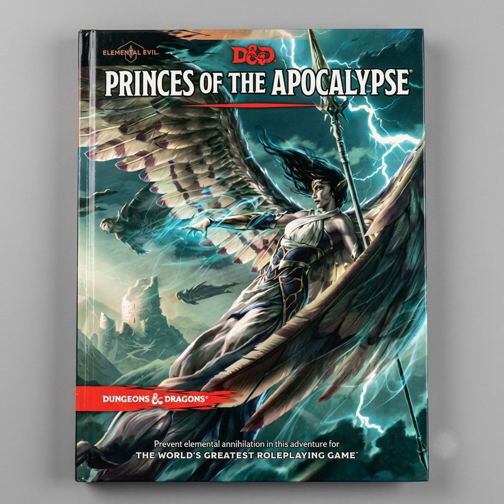 D&D Princes of the Apocalypse | Dungeons & Dragons | 5th Edition Adventure Campaign Supplement at Emerald Market Alamogordo, New Mexico