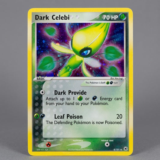 Dark Celebi 4/101 Hidden Legends Holofoil NM