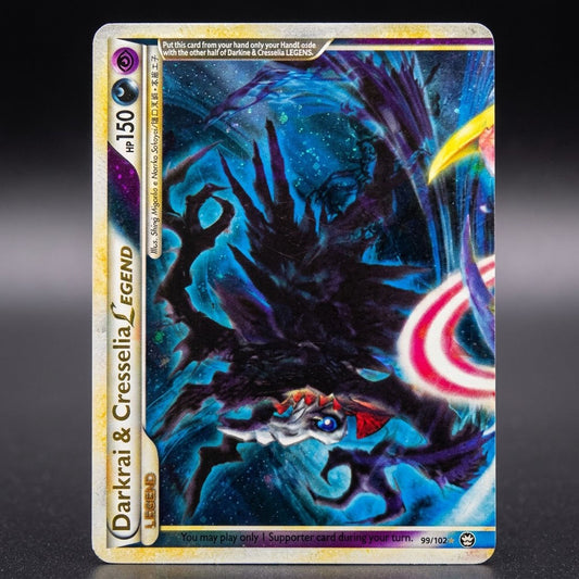 Darkrai & Cresselia Legend (Top) 99/102 Triumphant Holofoil LP