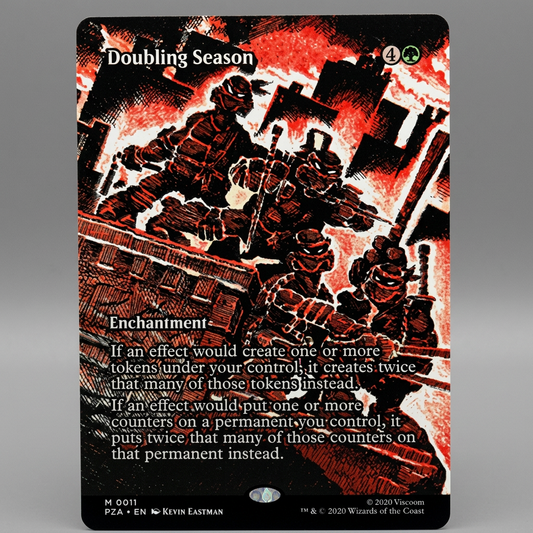 Doubling Season M 0011 TMNT Borderless Normal NM