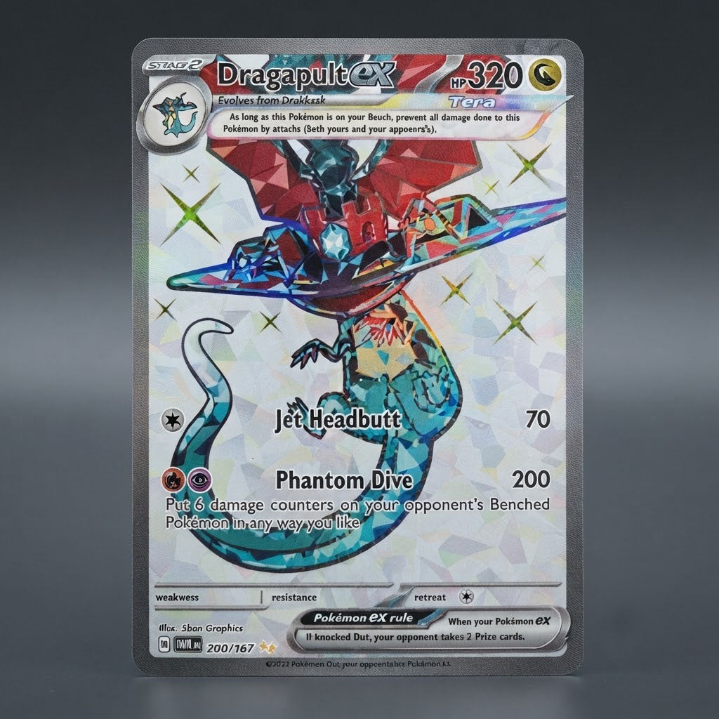 Dragapult Ex 200/167 Holofoil NM