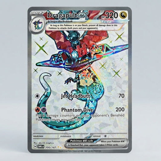 Dragapult Ex 200/167 Twilight Masquerade Holofoil NM