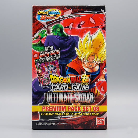 Dragon Balls Super Card Game Ultimate Squad Premium Pack Set 08