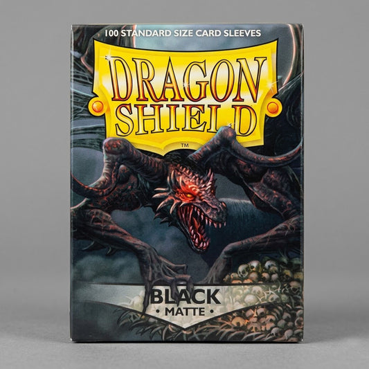 Dragon Shield 100 Card Sleeves. Color Black