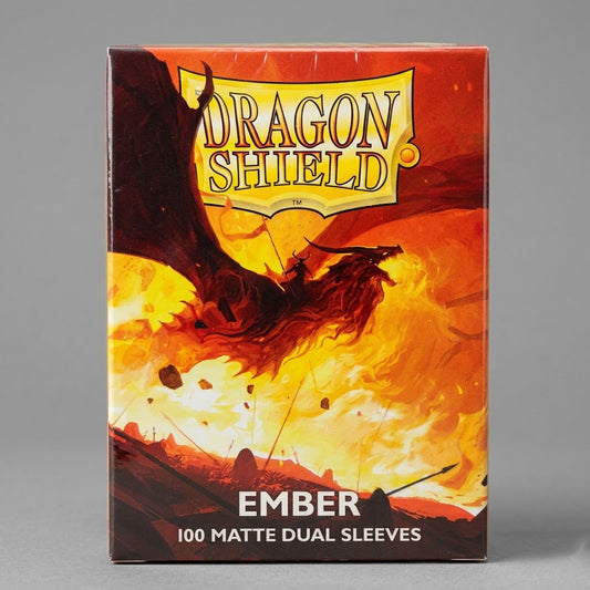 Dragon Shield 100 Card Sleeves. Color Ember