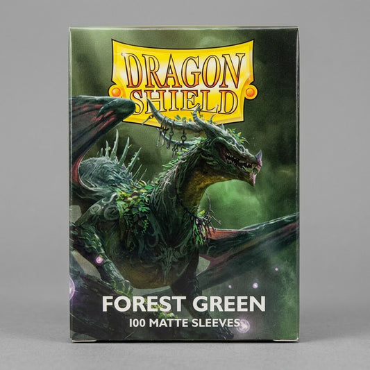 Dragon Shield 100-Count Matte Sleeves (Forest Green) at Emerald Market Alamogordo, New Mexico