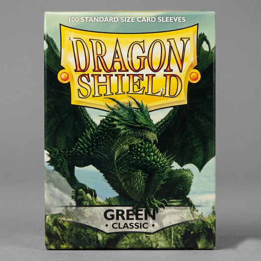 Dragon Shield 100 Card Sleeves. Color Green