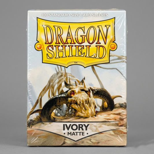 Dragon Shield 100 Card Sleeves. Color Ivory